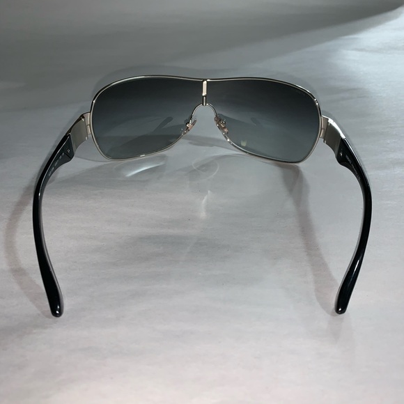 authentic VERSACE gray ombré shield SUNGLASSES - Picture 5 of 10